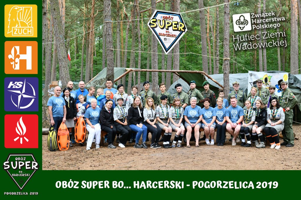 Drużyny obozowe 2019 ?Obóz Super, Bo? Harcerski? 